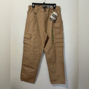 NEW 5.11 Tactical Pants Mens 31X34 Brown Flexlite ABR Pro Ripstop Cargo Utility